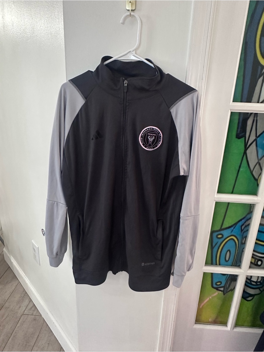 Inter Miami Men's Black & Gray Team Track Jacket - Nike